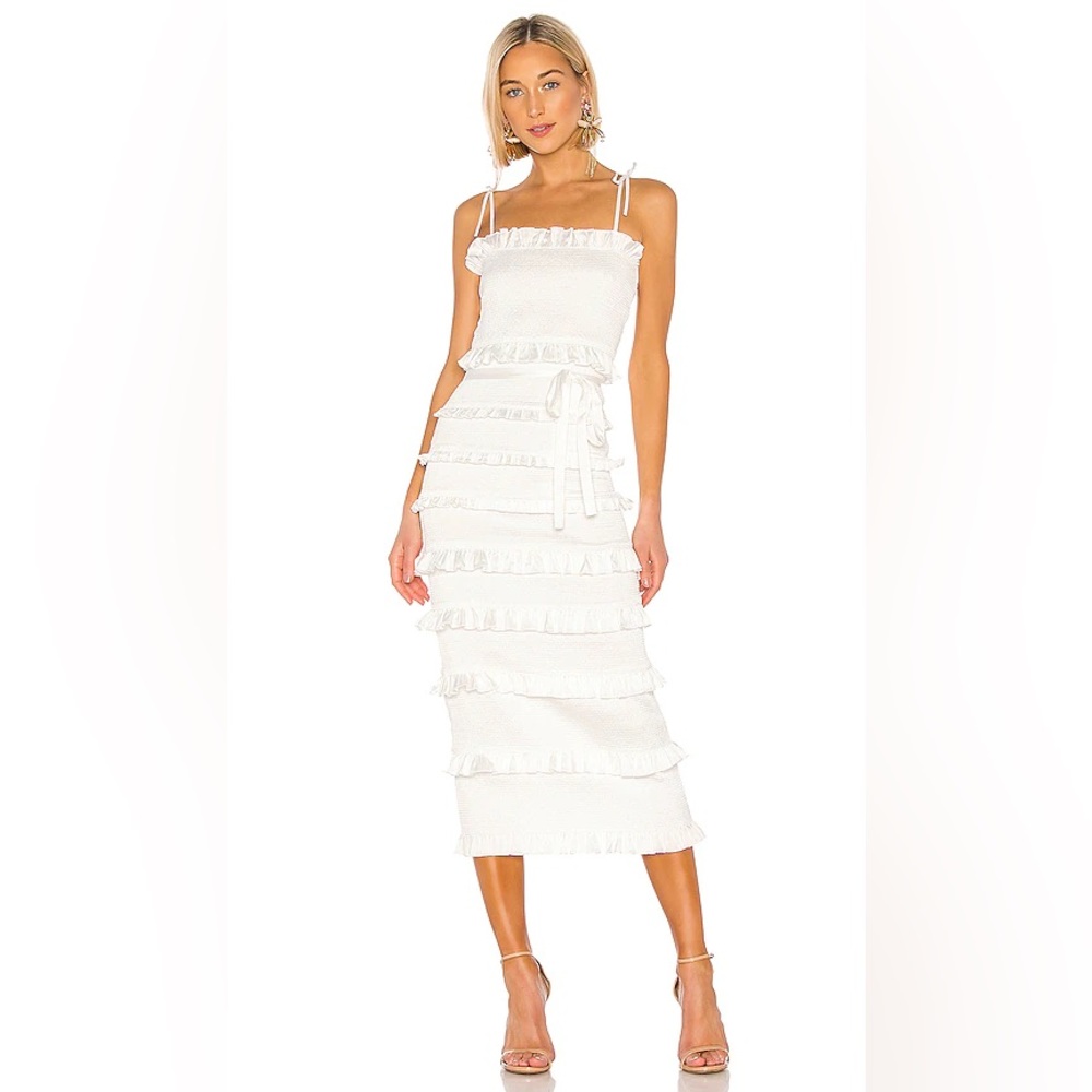 V Chapman Lily Dress White Size 4
